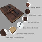 Leather Journal Writing Notebook - Image 4