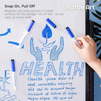 Shuttle Art Blue Dry Erase Markers, 60 Pack Magnetic Whiteboard Markers - Image 6