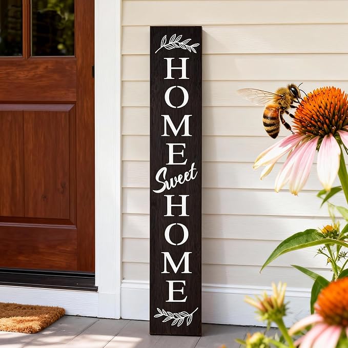 Farmhouse Wooden Welcome Sign Stand by Unknown