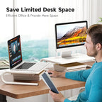 suptek Monitor Stand Riser for Computer, Notebook and All Flat Screen Display - Image 4