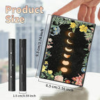 BWEGRHE Slim Credit Card Holder, Moon Flower RFID Blocking Metal Wallet - Image 2
