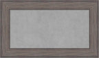 Amanti Art Grey Framed Magnetic Board 17x29 Small Vision Board by AmantiArt