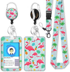 Teacher Lanyards for ID Badges and Keys, Retractable ID Badge Holder by Giancomics