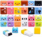Sooez 12 Pack Pencil Erasers, Cute Erasers Pencil Eraser by Sooez