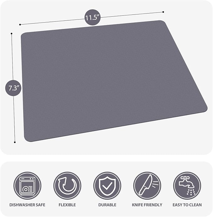 WK Small Flexible Plastic Cutting Boards - Image 3