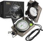 Anbte Compass Hiking Survival, IP65 Waterproof Metal Compass by Anbte