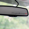 8PCS Car Stickers, I Love You Drive Safe Mirror Sticker, Cars Decals, Car by BADAO
