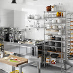 Regal Altair 14" Deep x 30" Wide x 86" Height Wire Shelving Kit | 10-Tier | NSF - Image 7