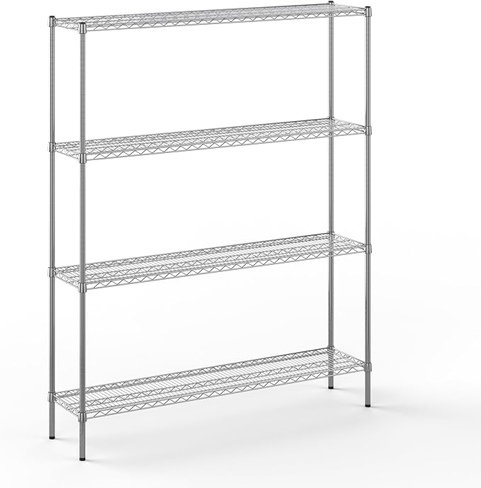 Regal Altair 14" Deep x 60" Wide x 74" Height Wire Shelving Kit | 4-Tier | NSF by Regal+Altair