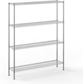 Regal Altair 14" Deep x 60" Wide x 74" Height Wire Shelving Kit | 4-Tier | NSF by Regal+Altair