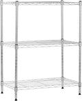Amazon Basics 3-Shelf Adjustable Heavy Duty Steel Wire Rack Storage Shelving by AmazonBasics