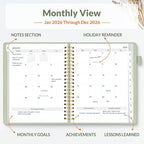 SUNEE 2026 Planner 8.5" x 11" – Dated Productivity Planner - Image 4