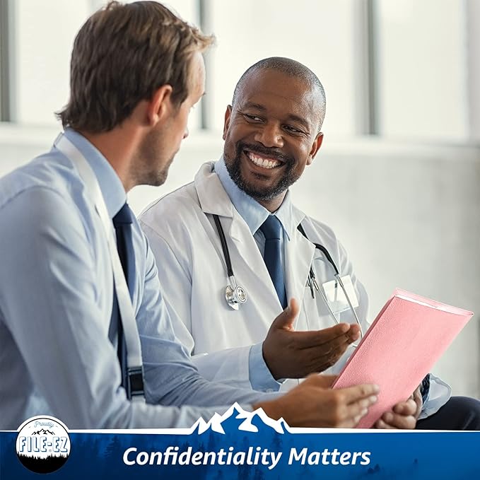 FILE-EZ Two-Pocket Folders, Durable Textured Paper - Image 6