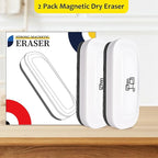 Maxtek Magnetic Dry Erase Eraser, 2 Pack, - Image 8