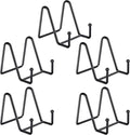 Decolore 5 Pack 3 Inch Small Easel Metal Display Stands by Decolore