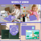 Cardstock 8.5 X 11, 40 Sheets, Dark purple Card Stock, 75lb/ 200gsm Copy Paper - Image 7