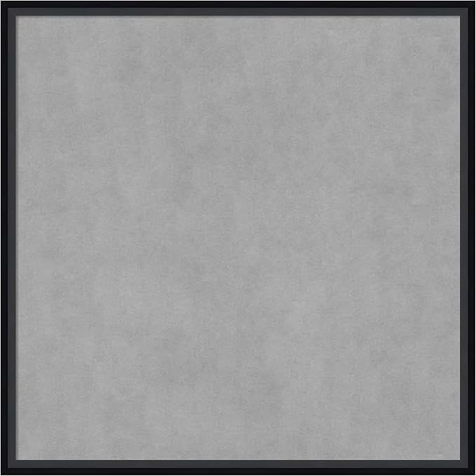 Amanti Art Black Framed Magnetic Board 25x25 Medium Vision Board by AmantiArt