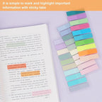 Book Tabs for Annotating, Sticky Tabs Transparent Small Sticky Notes Flags - Image 5