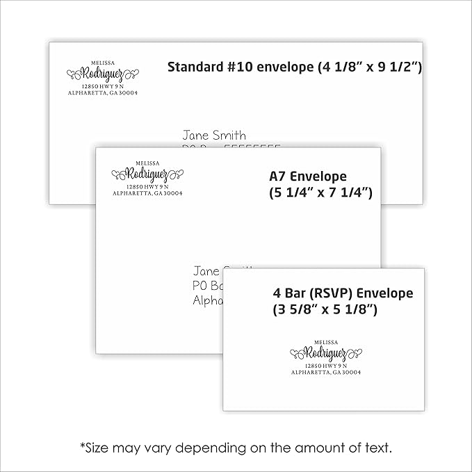 PrettySweetParty Self Inking Return Address Stamp - Image 6