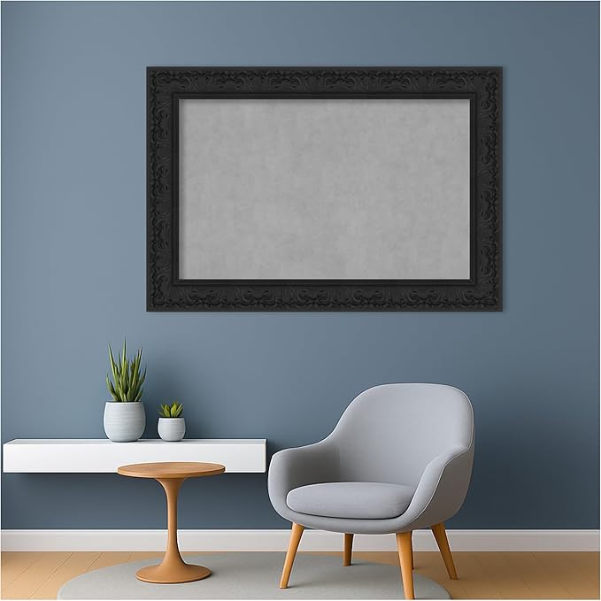 Amanti Art Black Framed Magnetic Board 27x39 Large Vision Board - Image 5