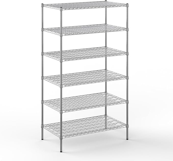 Regal Altair 24" Deep x 42" Wide x 74" Height Wire Shelving Kit | 6-Tier | NSF by Regal+Altair