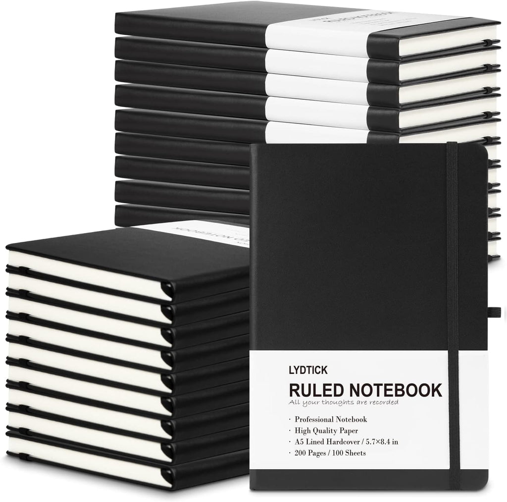LYDTICK 20 Pack Journals for Writing College Ruled Notebooks Journal in Bulk