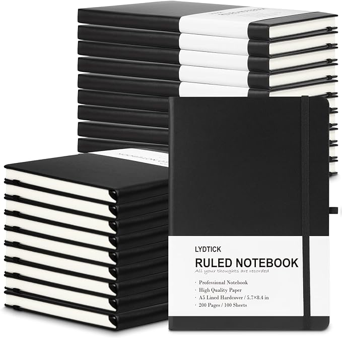 LYDTICK 20 Pack Journals for Writing College Ruled Notebooks Journal in Bulk by LYDTICK