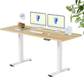 FLEXISPOT EN1 Solid Wooden One-Piece Standing Desk, 63 x 24 Inches Sit Stand by FlexiSpot