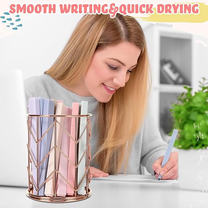 Marspark 216 Pcs Highlighters Bulk Chisel Tip Aesthetic 12 Assorted Colors No - Image 5