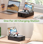 Pezin & Hulin Bamboo Charging Station, Electronic Devices Organizer - Image 8