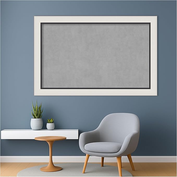 Amanti Art Silver Framed Magnetic Board 30x46 Large Vision Board - Image 6