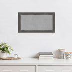 Amanti Art Grey Framed Magnetic Board 15x27 Small Vision Board - Image 5