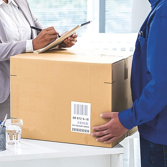 BESTEASY Round Corner Half Sheet Self Adhesive Shipping Labels - Image 7
