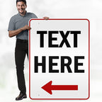 My Sign Center Custom Arrow Sign, Custom Directional Sign, Left Arrow Sign - Image 2