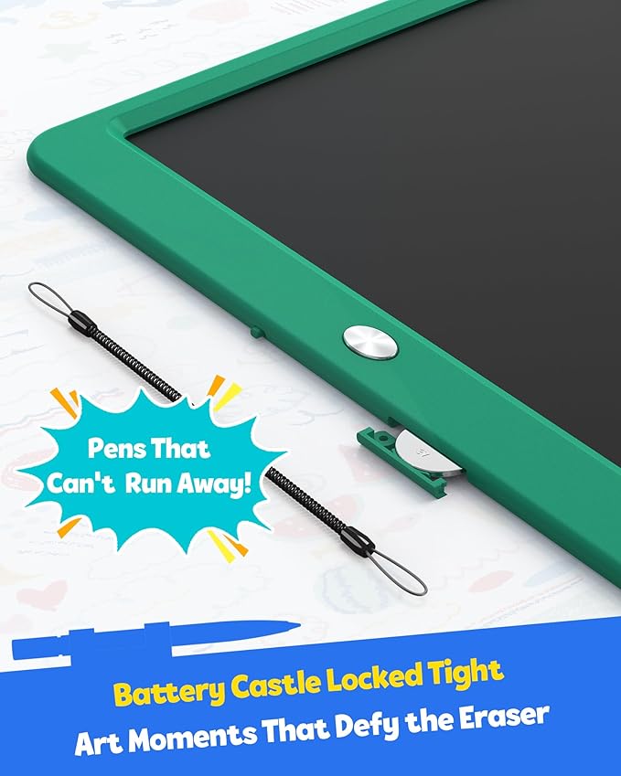 TEKFUN LCD Writing Tablet for Kids Boys Toys, 12 Inch Erasable Doodle Board - Image 5