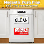 VNDUEEY 16 Pack Fridge Magnets Refrigerator Magnet, Magnetic Push Pins - Image 6