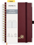 POPRUN Spiral Dotted Journal Notebook, by POPRUN