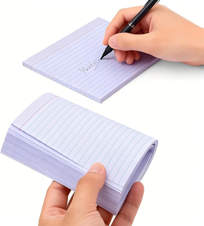 JINMIKEJI Purple Ruled Index Cards 5x7 Inch - Image 3