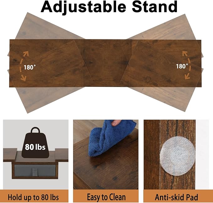 TEAMIX 3 Shelf Monitor Stand Riser - Image 3