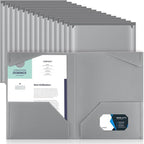 Henoyso 36 Pcs Plastic Folders by Henoyso