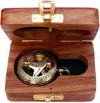 Bazross Brass Nautical Compass - Image 8