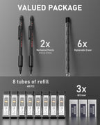 Nicpro 0.5 mm & 0.7 mm Mechanical Pencil Set - Image 2