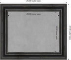 Amanti Art Black Framed Magnetic Board 21x25 Small Vision Board - Image 4