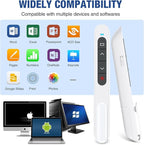 White USB C Presentation Clicker, Volume Control Wireless Presenter, RF 2.4GHz - Image 5