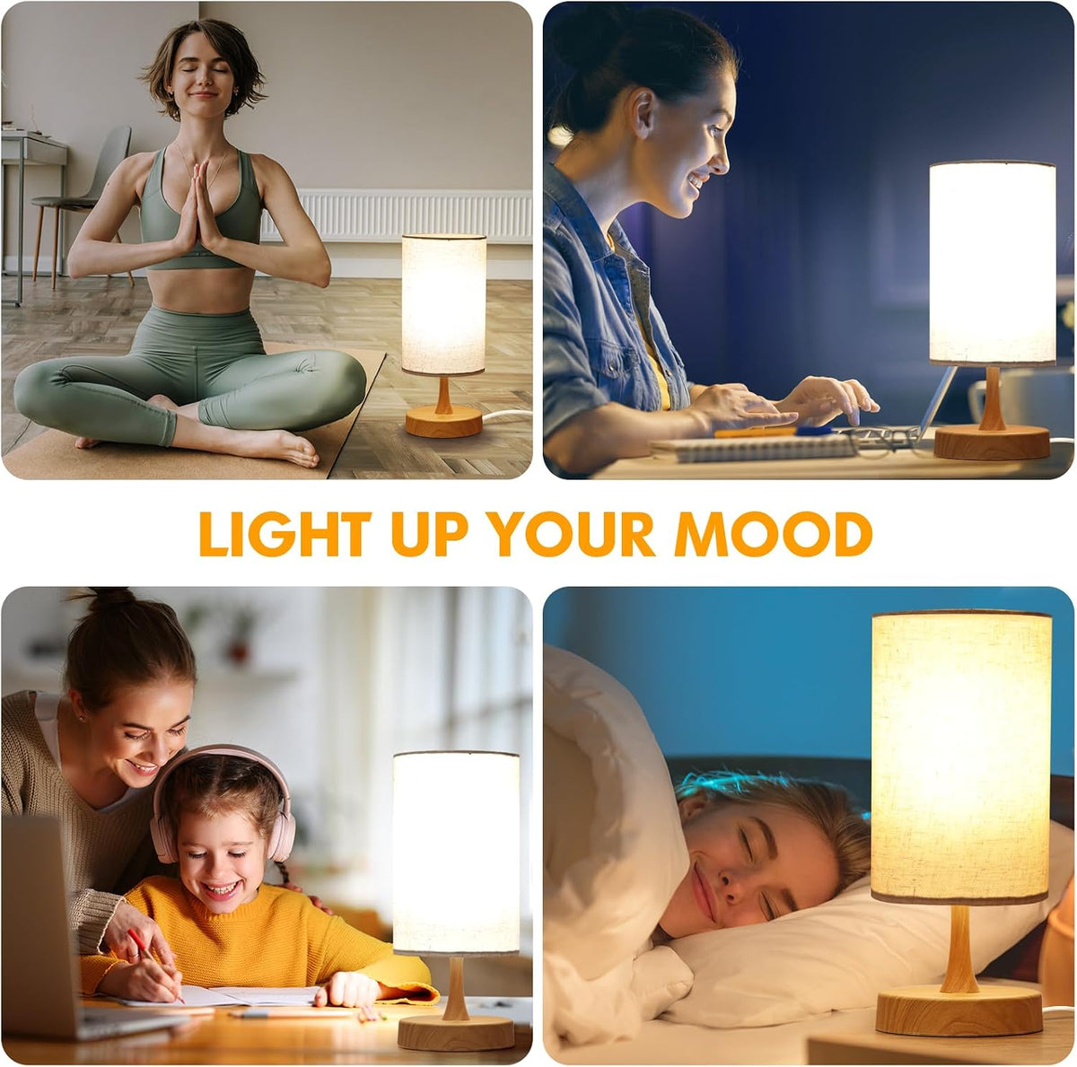 Caromolly Light Therapy Lamp, Sunlight Lamp 10000 Lux with Remote Control, 3 ...