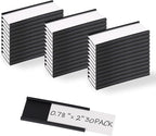 Realth C Channel Magnetic Label Holders 30 Pack 0.78" x 2" by Realth