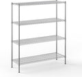Regal Altair 18" Deep x 54" Wide x 64" Height Wire Shelving Kit | 4-Tier | NSF by Regal+Altair