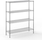 Regal Altair 18" Deep x 54" Wide x 64" Height Wire Shelving Kit | 4-Tier | NSF by Regal+Altair