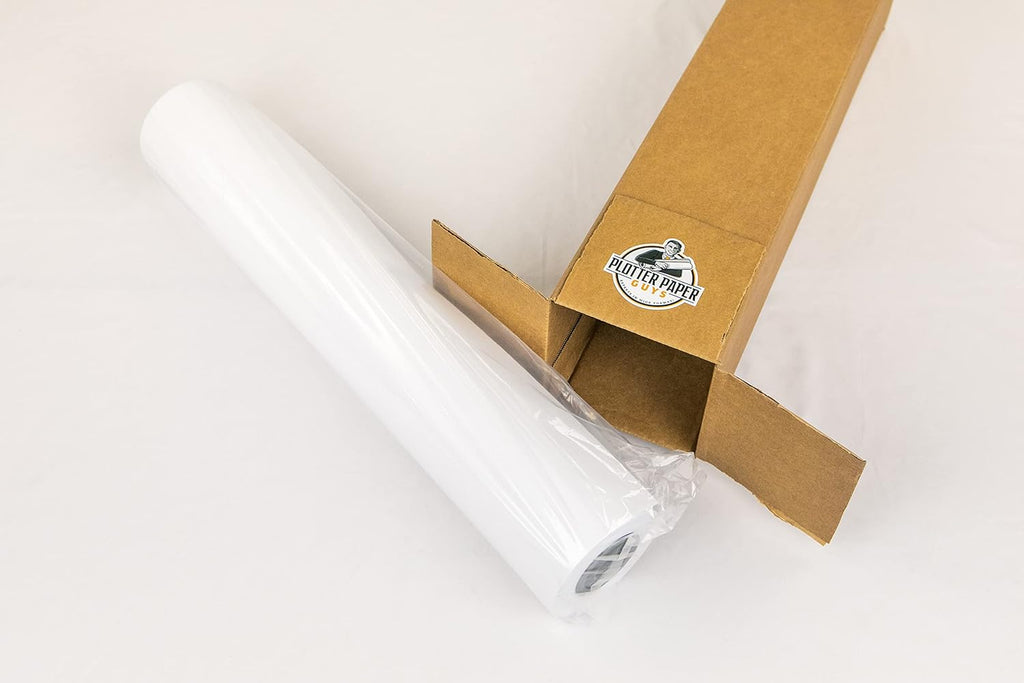 36lb Heavyweight Coated Bond Paper, 36" x 100', 2" core, 1 roll per box