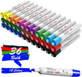 Comix Dry Erase Markers, Chisel Tip Whiteboard Markers, 36 Bulk 12 Assorted by Comix